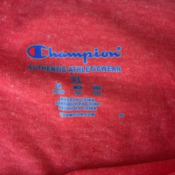 Champion SDSU San Diego State red t-shirt size XL NEW - Picture 4 of 6